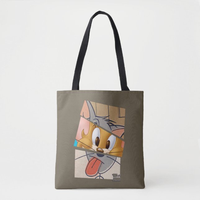 Tom And Jerry | Tom And Jerry Mashup Tote Bag (Front)