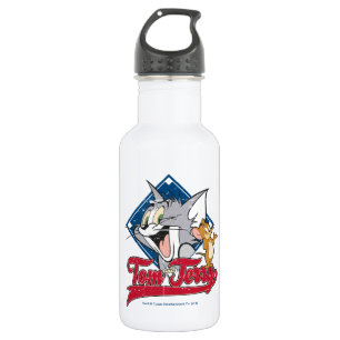 Tom And Jerry Tom And Jerry On Baseball Diamond 532 Ml Water Bottle