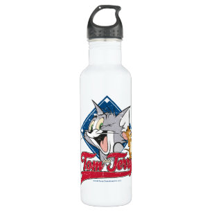 Tom And Jerry Tom And Jerry On Baseball Diamond 710 Ml Water Bottle