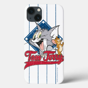 Tom And Jerry Tom And Jerry On Baseball Diamond iPhone 13 Case