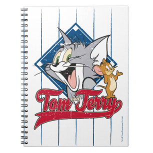 Tom And Jerry Tom And Jerry On Baseball Diamond Notebook