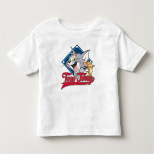 Tom And Jerry   Tom And Jerry On Baseball Diamond Toddler T-Shirt