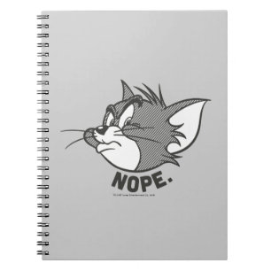 Tom And Jerry Tom Says Nope Spiral Notebook