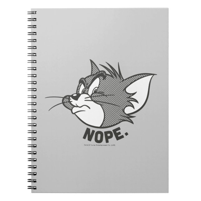 Tom And Jerry | Tom Says Nope Spiral Notebook (Front)