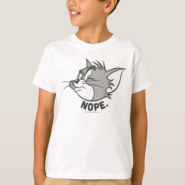 Tom And Jerry | Tom Says Nope T-Shirt (Front)