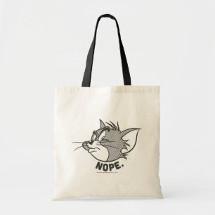Tom And Jerry Tom Says Nope Tote Bag