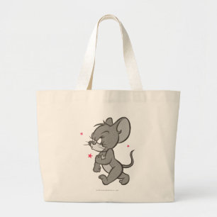Tom and Jerry Tough Mouse 1 Large Tote Bag