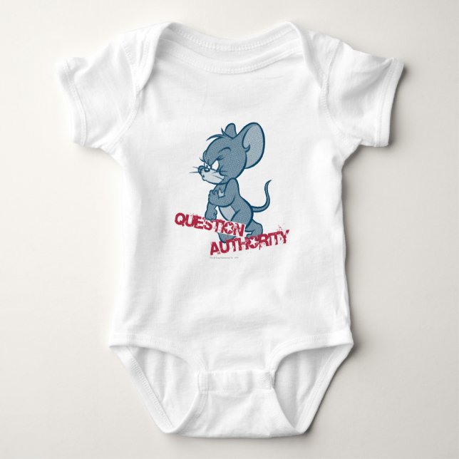 Tom and Jerry Tough Mouse 2 Baby Bodysuit (Front)