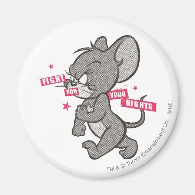 Tom and Jerry Tough Mouse 3 Magnet (Front)
