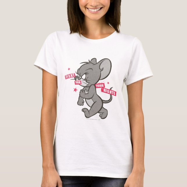 Tom and Jerry Tough Mouse 3 T-Shirt (Front)