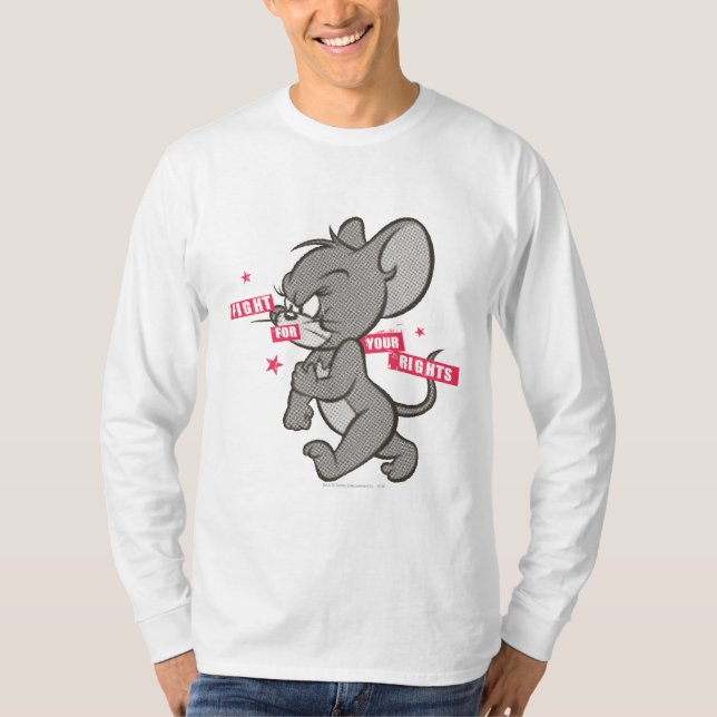 Tom and Jerry Tough Mouse 3 T-Shirt (Front)