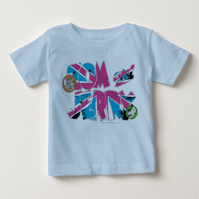 Tom and Jerry UK Overload Baby T-Shirt (Front)