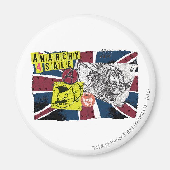 Tom and Jerry UK Overload Magnet (Front)