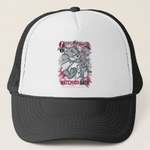 Tom and Jerry Watch Your Back Trucker Hat