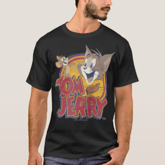 Tom and Jerry Water Damaged colours  T-Shirt