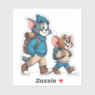 Tom and Jerry Winter Adventure Sticker