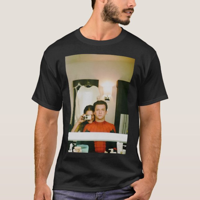 Tom And Zendaya Sticker  T-Shirt (Front)