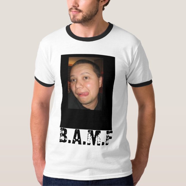 tom, B.A.M.F T-Shirt (Front)