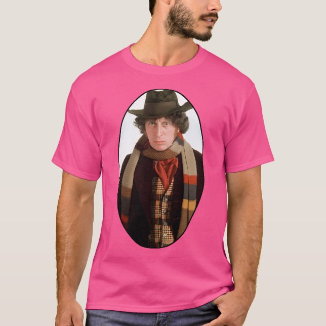 Tom Baker (4Th Doctor) T-Shirt (Front)