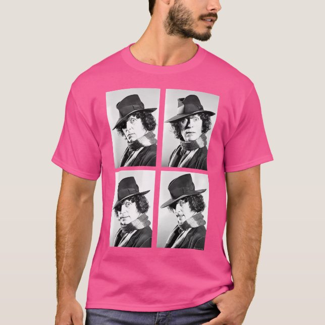 Tom Baker Doctor Who Multi Shot Portraits By Allan T-Shirt (Front)