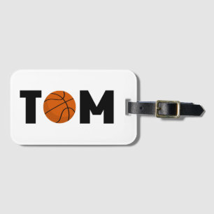 Tom Basketball Luggage Tag