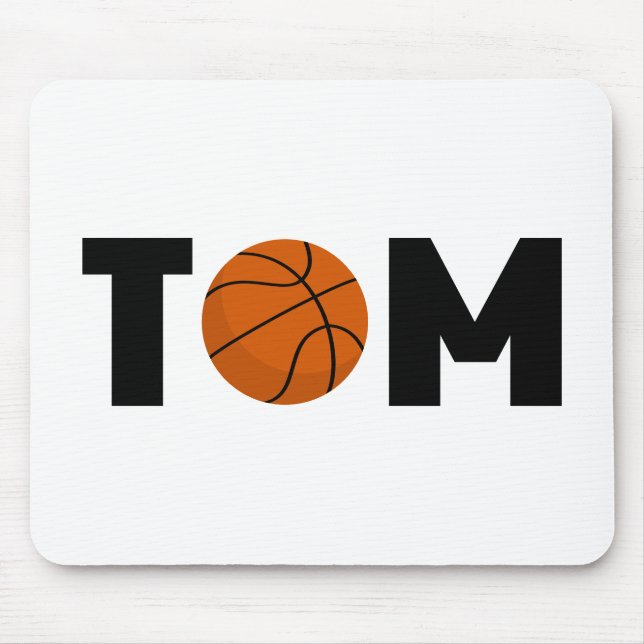 Tom Basketball Mouse Pad (Front)