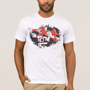 Tom Black and Red Logo T-Shirt