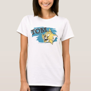 Tom Blue and Yellow Logo T-Shirt
