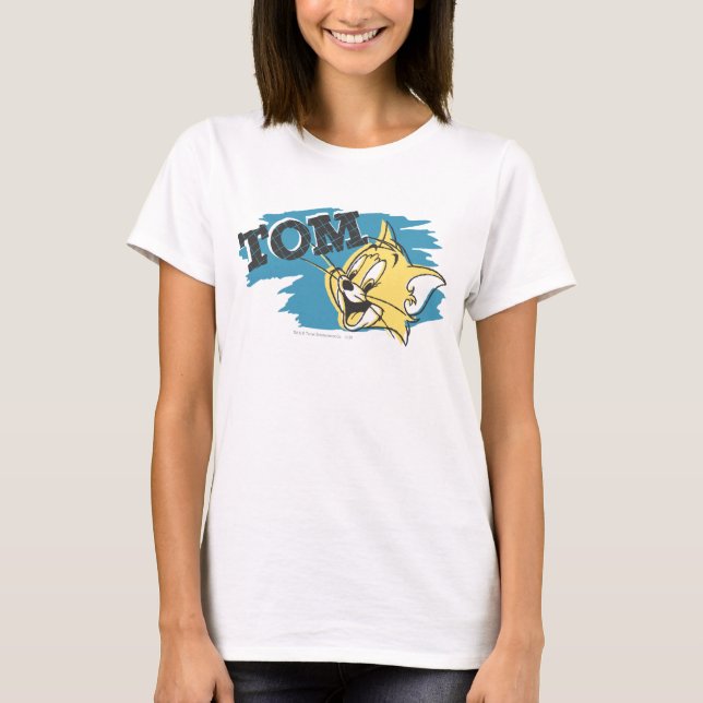 Tom Blue and Yellow Logo T-Shirt (Front)