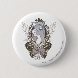 Tom Cat Outa Hell 6 Cm Round Badge