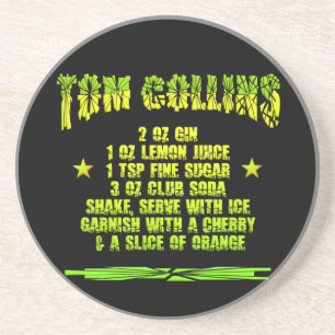 Tom Collins coaster