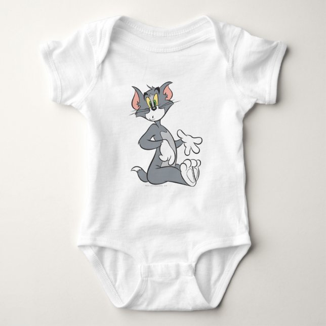 Tom Confused Baby Bodysuit (Front)
