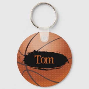 Tom Grunge Basketball Key Chain / Key Ring