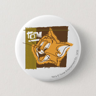 Tom Happy Face 6 Cm Round Badge