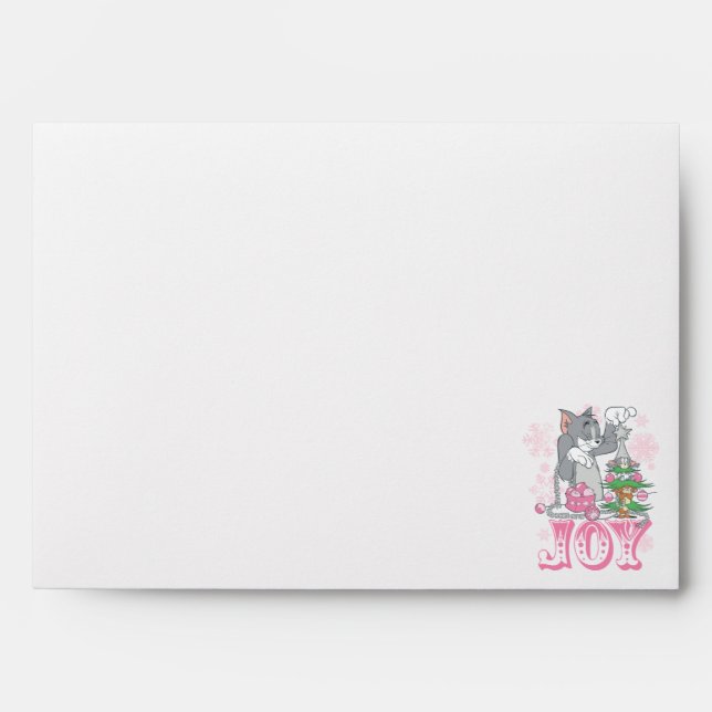 Tom, Jerry, and Nibbles Decorating Joy Envelope (Front)