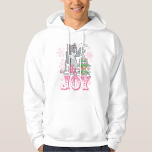 Tom, Jerry, and Nibbles Decorating Joy Hoodie