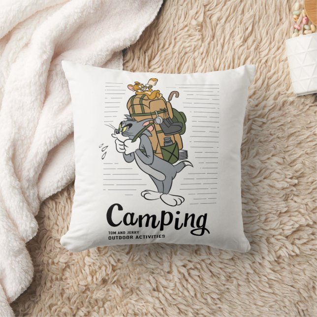 Tom & Jerry Camping Cushion (Blanket)