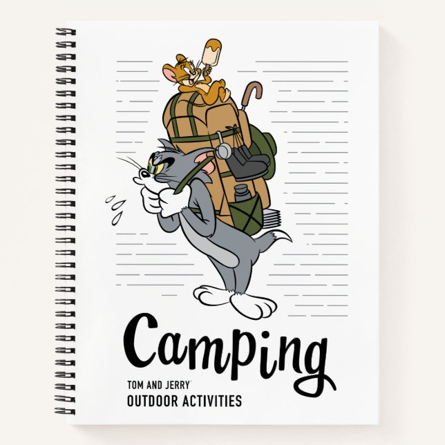 Tom & Jerry Camping Notebook (Front)