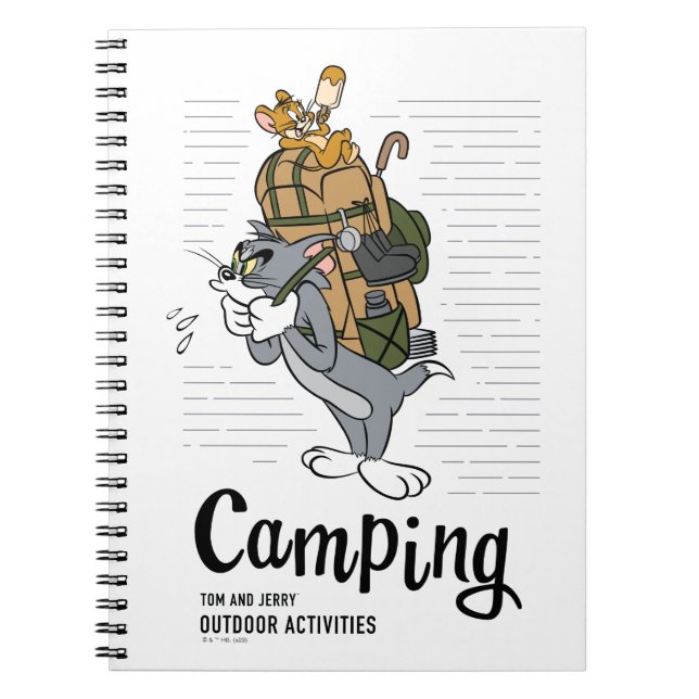 Tom & Jerry Camping Notebook (Front)