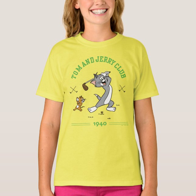 Tom & Jerry Golfing Club 1940 T-Shirt (Front)