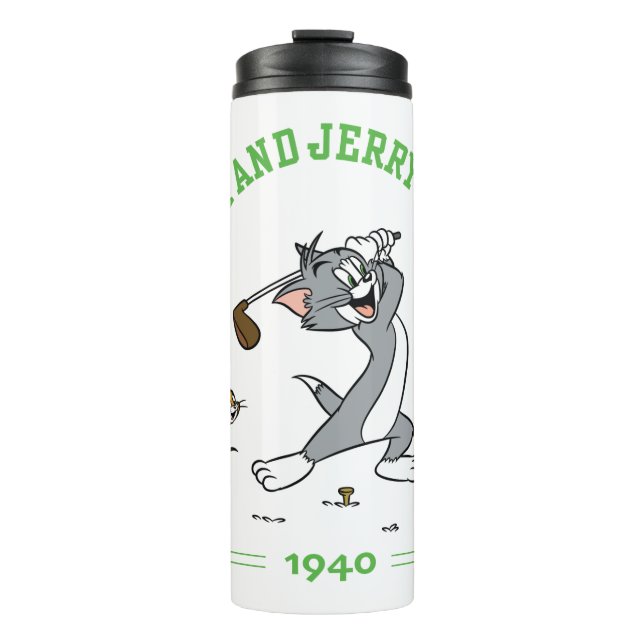 Tom & Jerry Golfing Club 1940 Thermal Tumbler (Front)