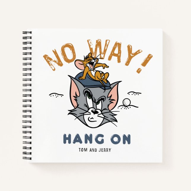 Tom & Jerry Golfing "No Way" Notebook (Front)