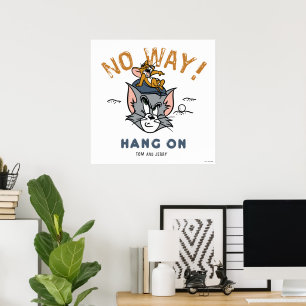 Tom & Jerry Golfing "No Way" Poster