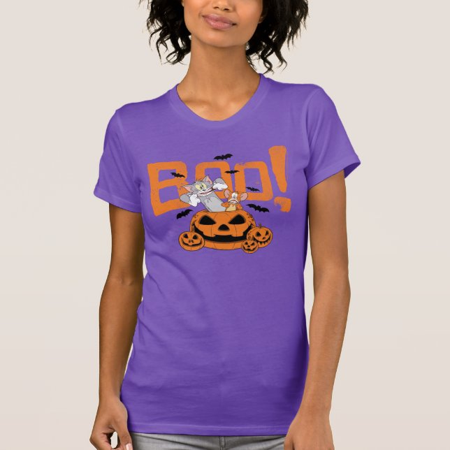 Tom & Jerry | Happy Halloween Boo T-Shirt (Front)