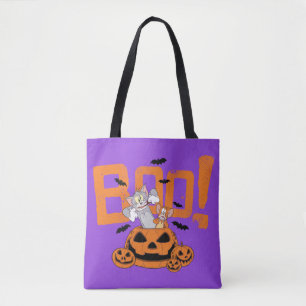 Tom & Jerry   Happy Halloween Boo Tote Bag