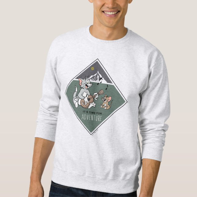 Tom & Jerry "It's Time For Adventure" Sweatshirt (Front)