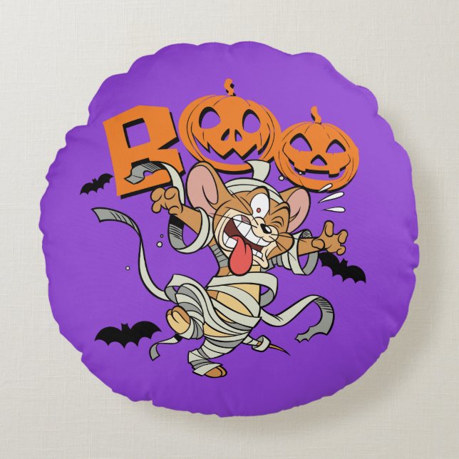 Tom & Jerry | Jerry is SO Scary Round Cushion (Front)