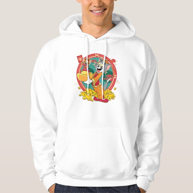 Tom & Jerry New Years Red Envelope Hoodie (Front)