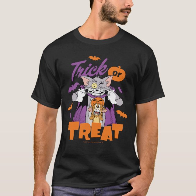Tom & Jerry | Trick or Treat T-Shirt (Front)