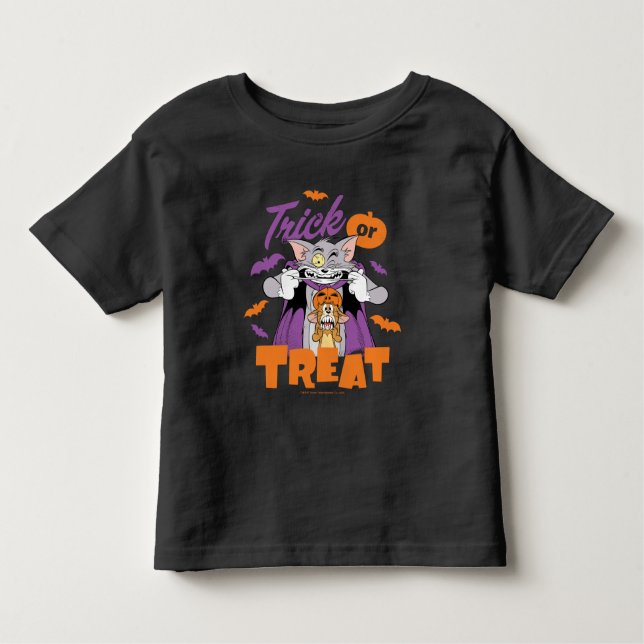 Tom & Jerry | Trick or Treat Toddler T-Shirt (Front)